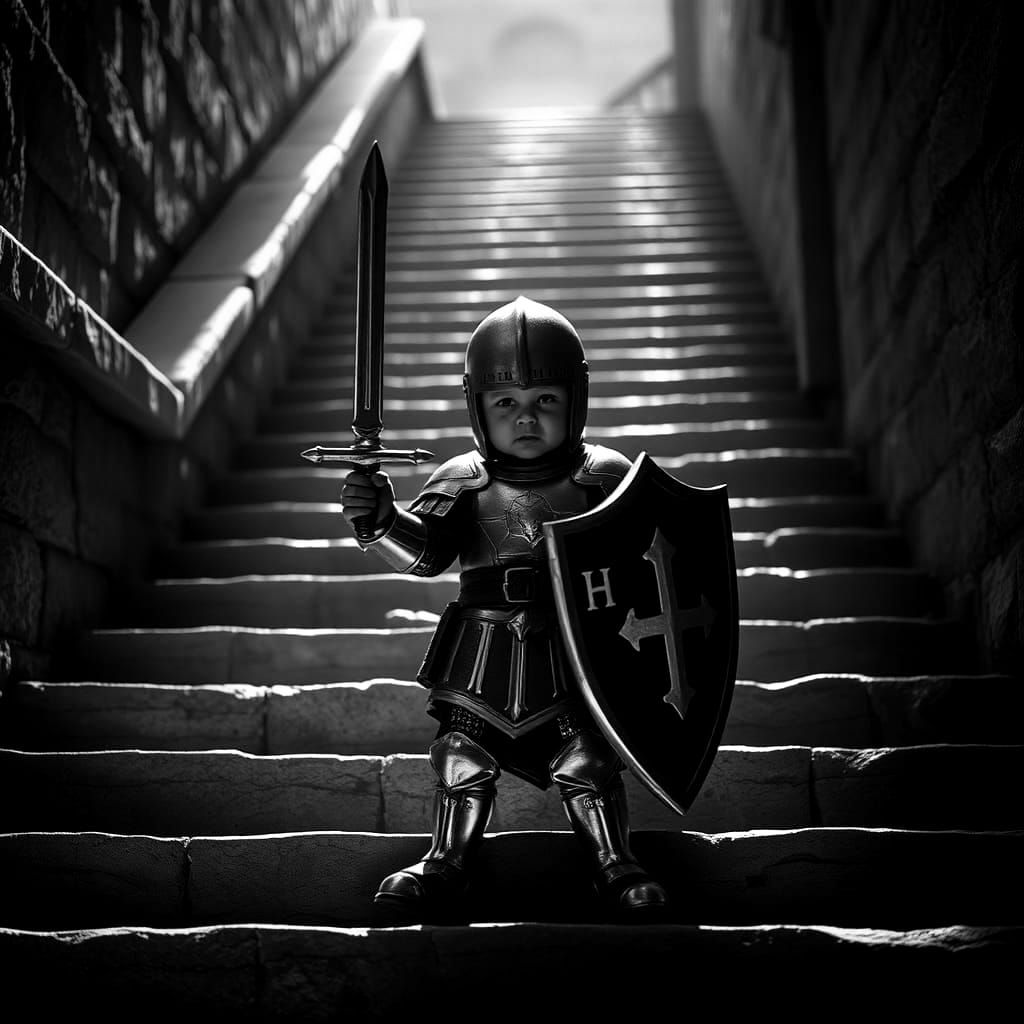 Baby Knight in Shining Armor Film Still