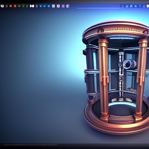 Time Machine Construction: Hyperdetailed Concept Art
