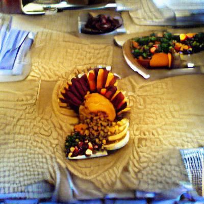 Beautiful Thanksgiving Food Still Life