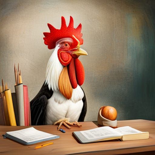 Rooster Solves Algebra Problem