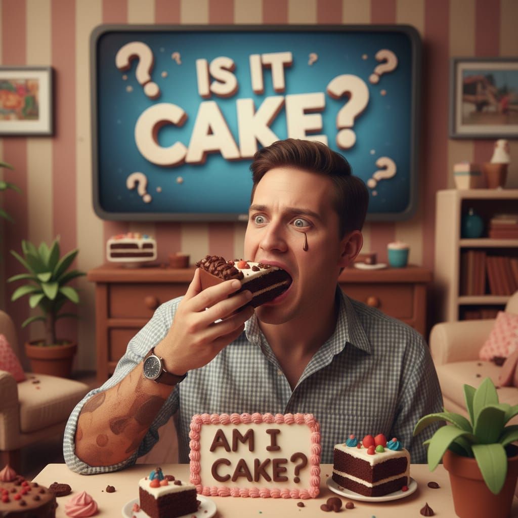 Philosophical Cake Dreams: Am I Real?