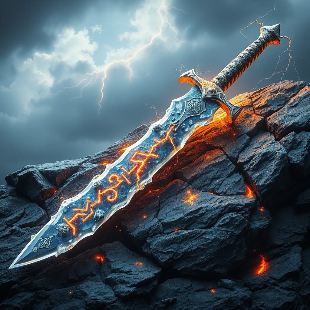 Elemental Thunder Sword Unleashes Ancient Power