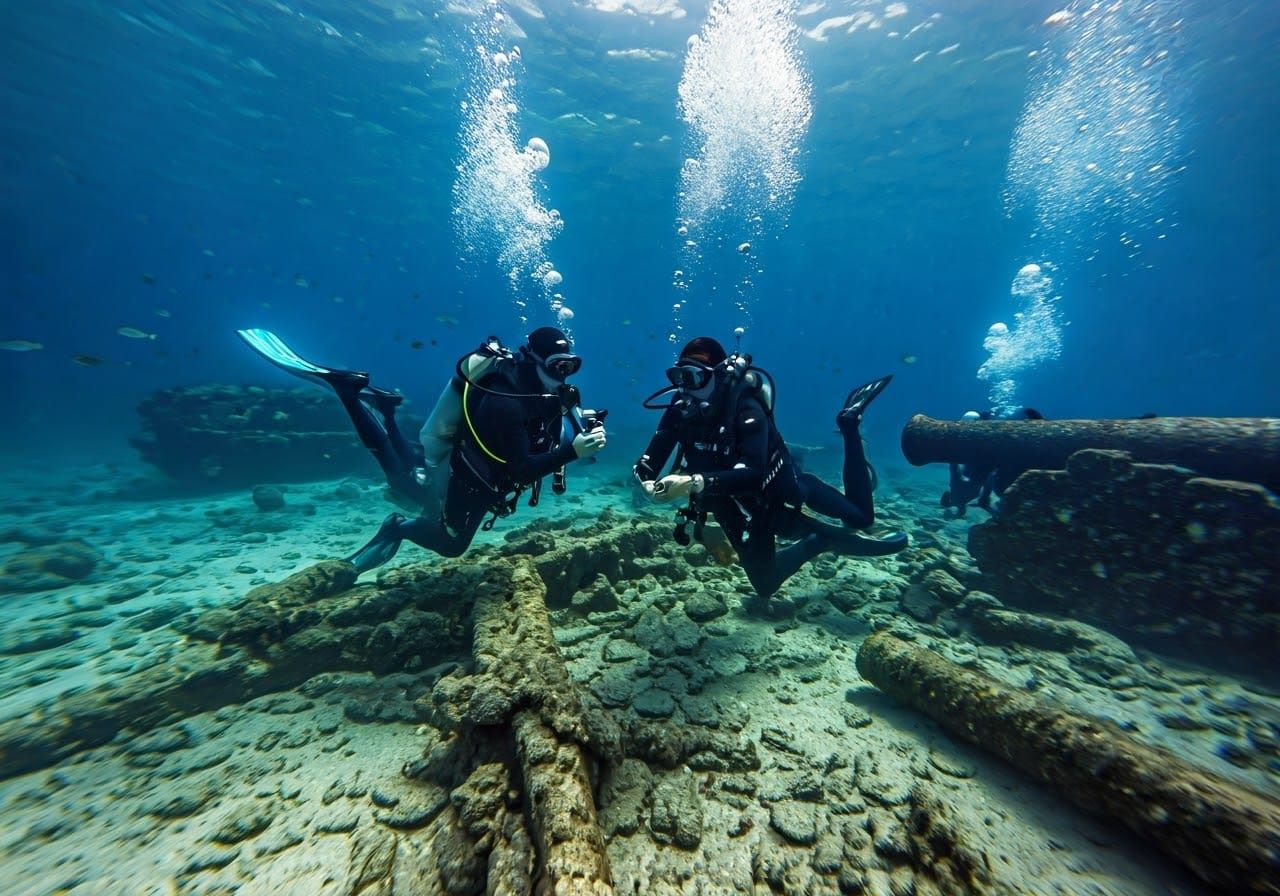 Underwater Archaeologists Discover Ancient Shipwreck Treasur...