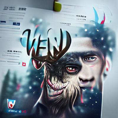 High-Definition Wendigo Illustration