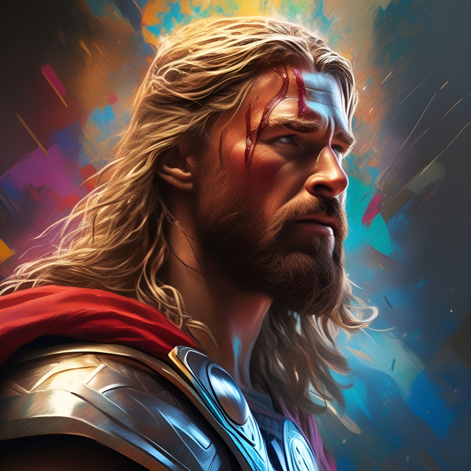 Jesus like Thor