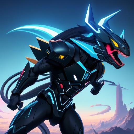 Futuristic Animal Hybrids in Cel-Shaded Anime Style