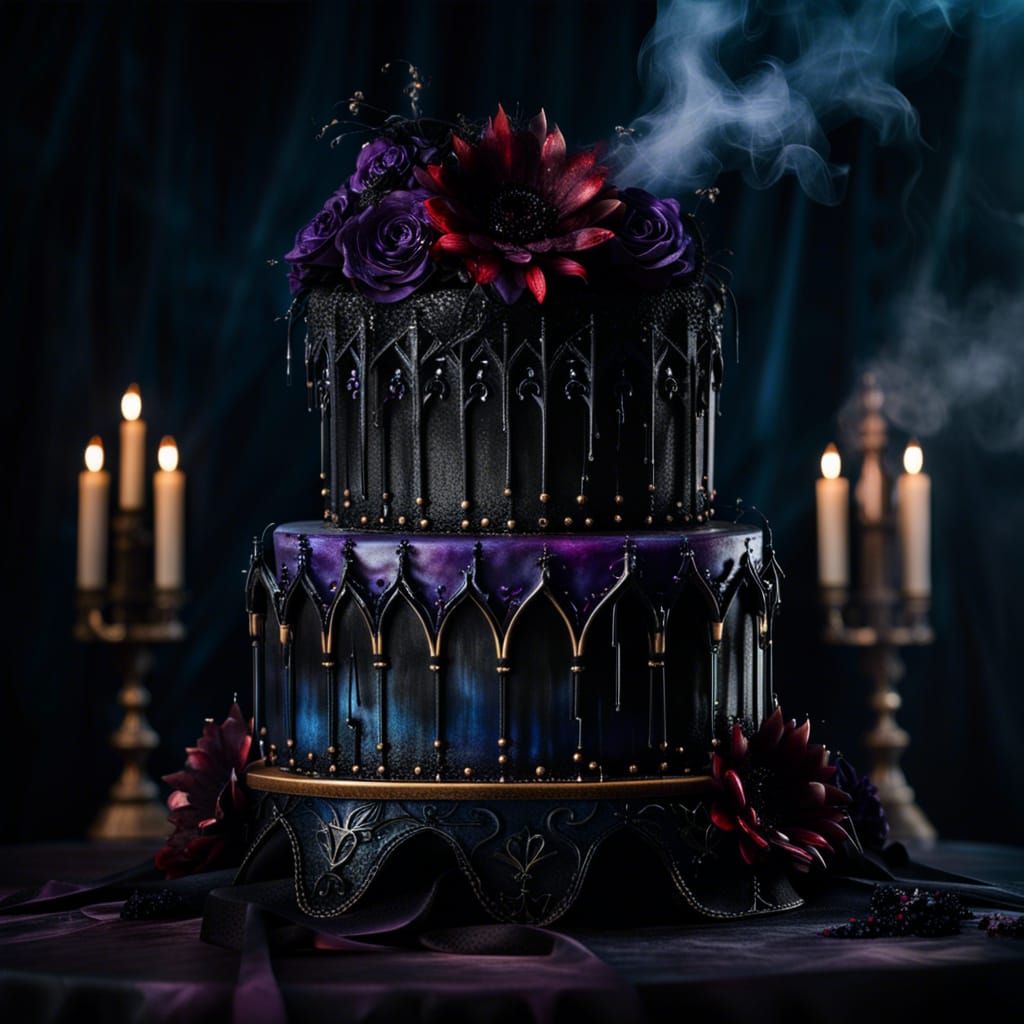 Gothic Cathedral Wedding Cake