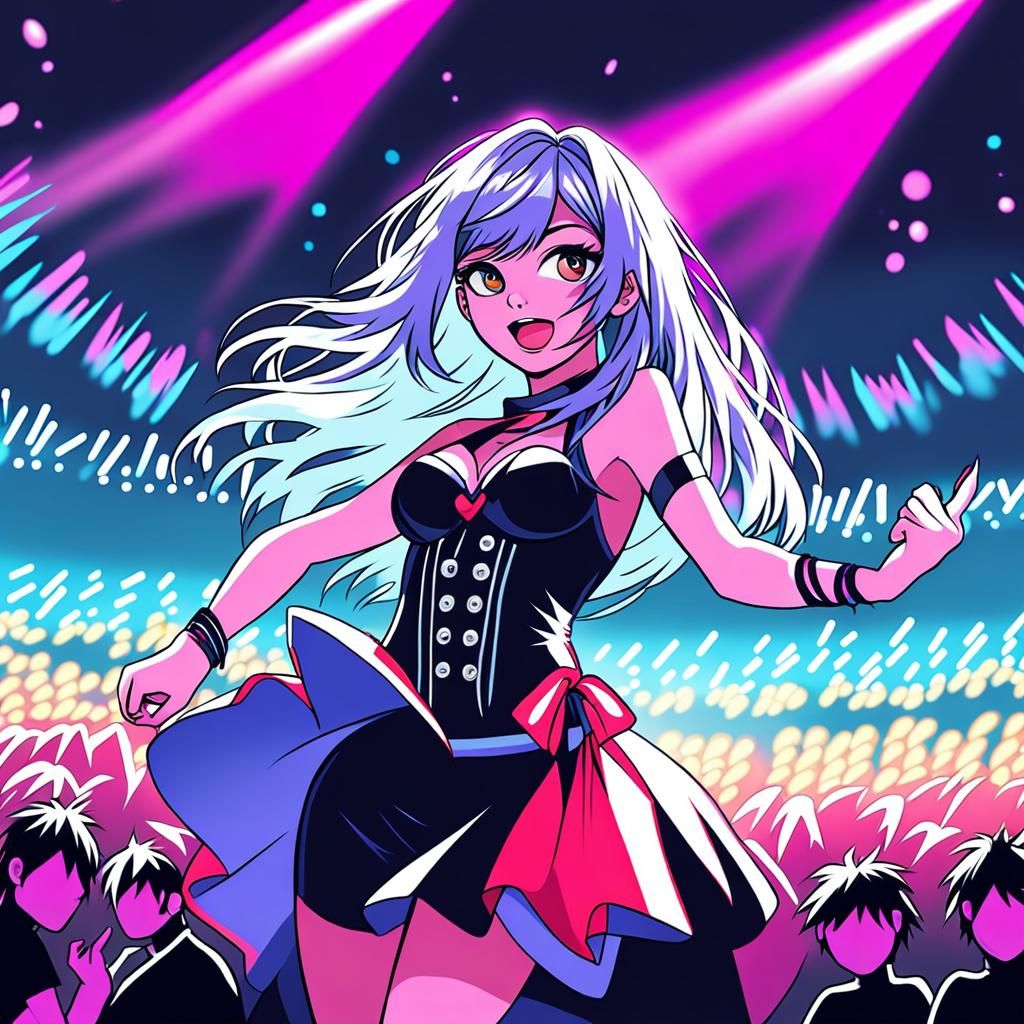 Rock Band Performing Live at Concert