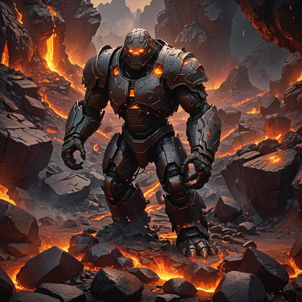 Golem Emerges: Fantasy Matte Painting