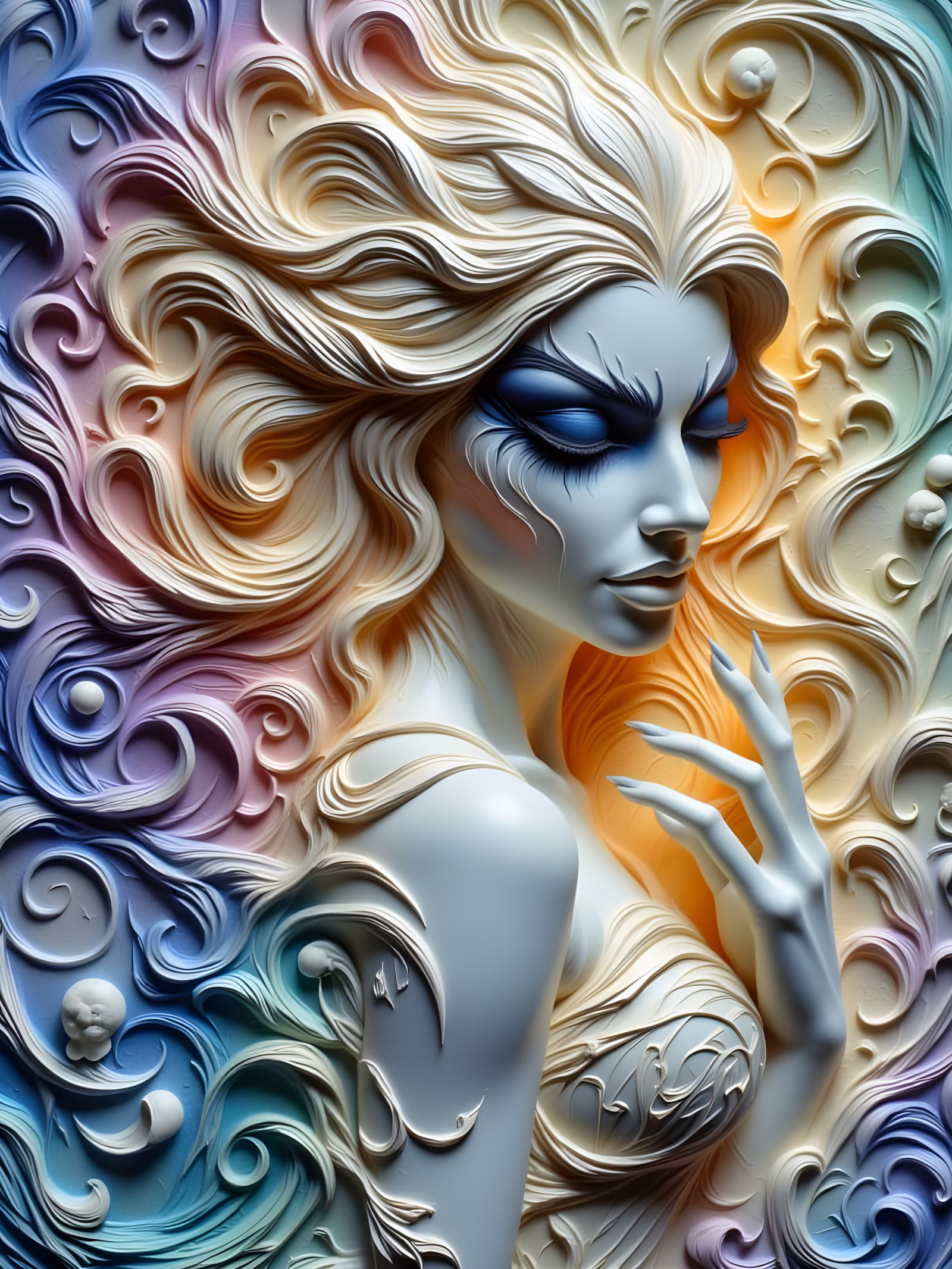 Enchanting Fairy in Shimmering Aura of Light