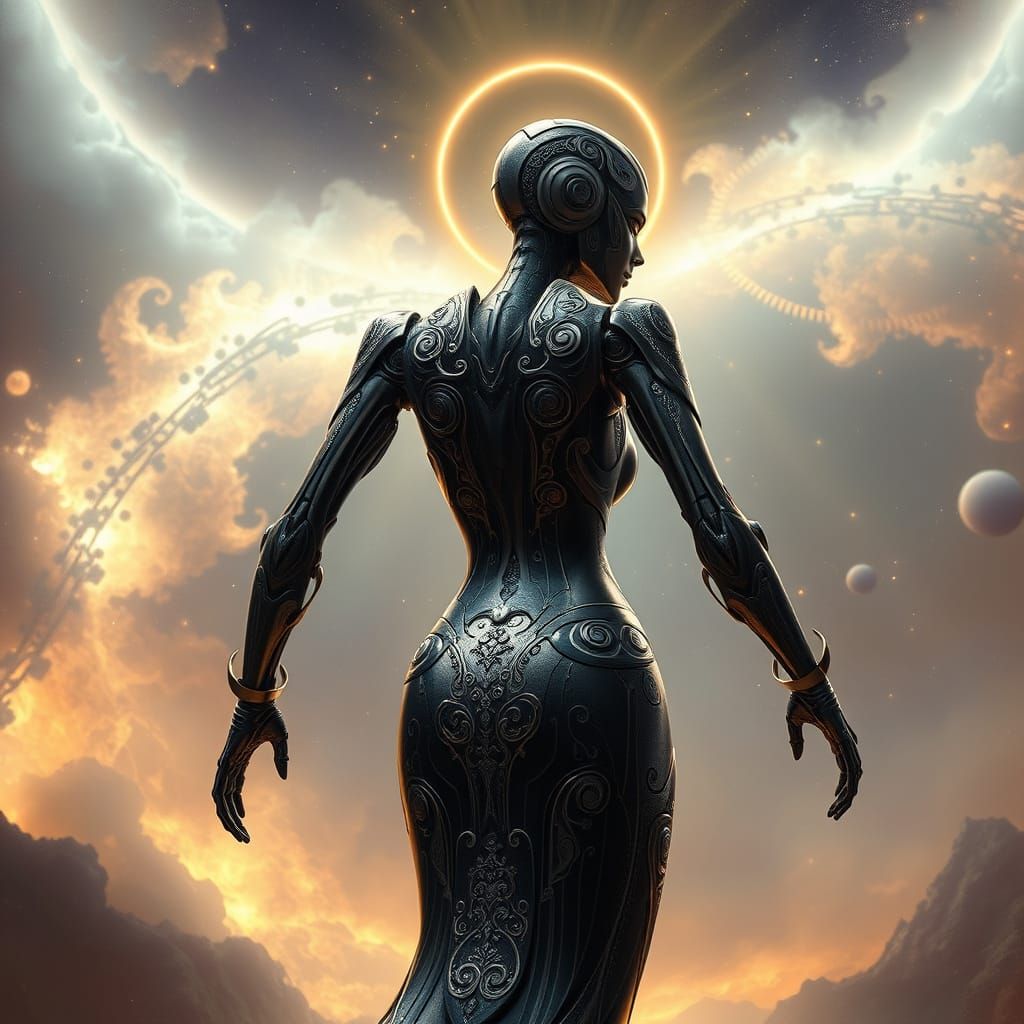 Metallic Princess in Celestial Environment