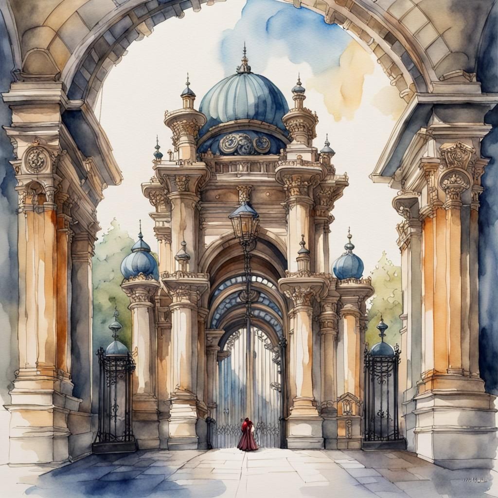 grand entrace gate Dolmabahçe Palace