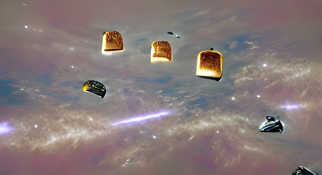 Flying Toasters Explore the Galaxy