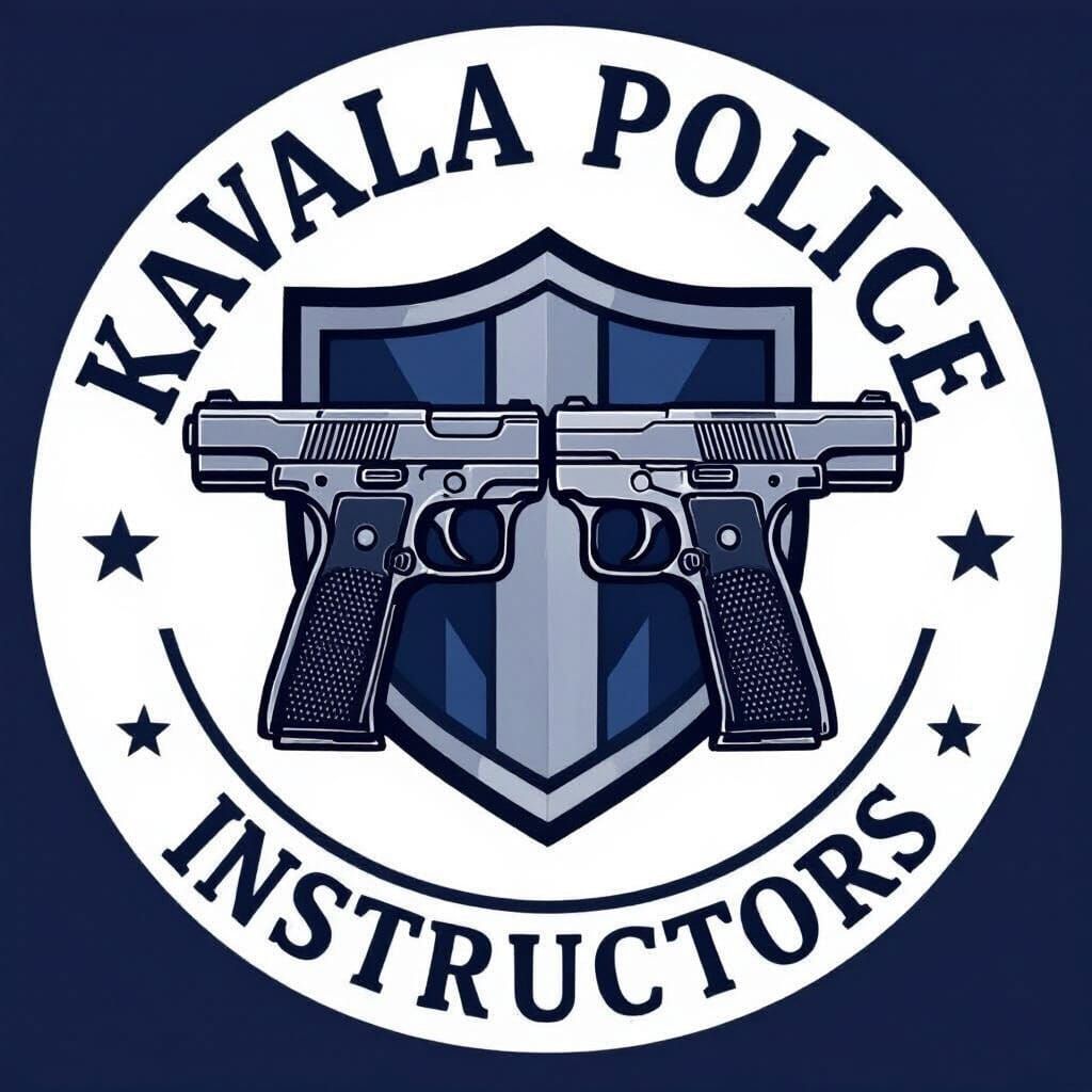 Kavala Police Instructors Tactical Patch Vector Art