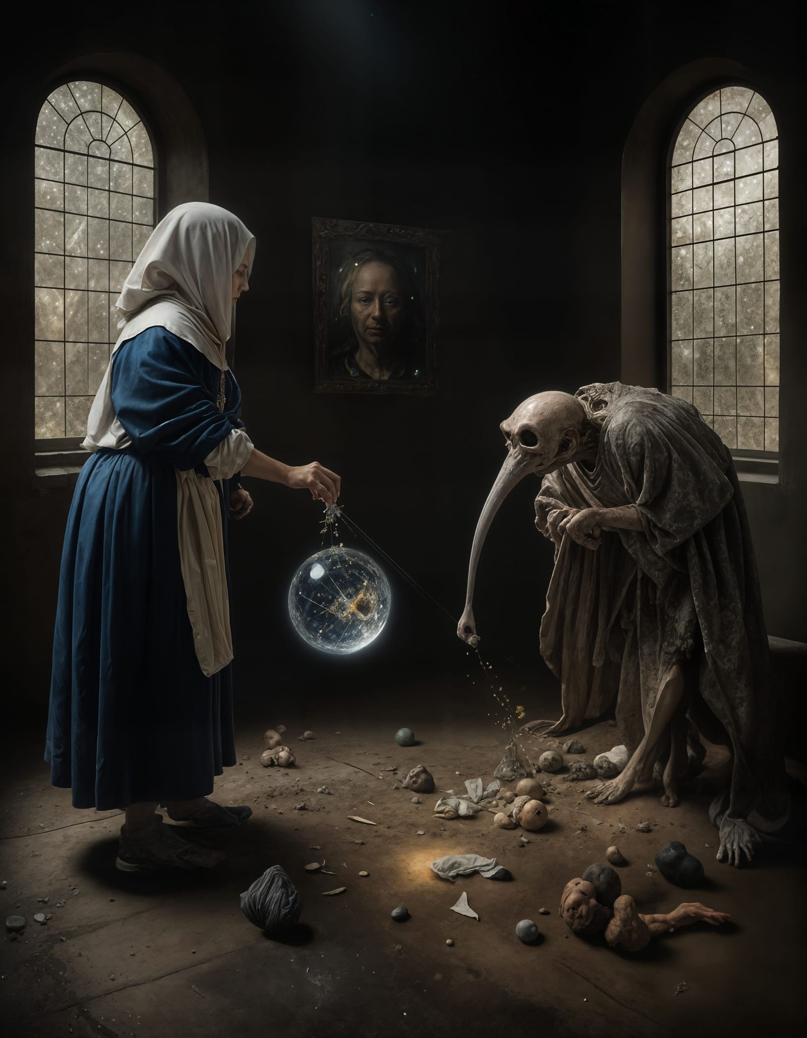 Mutum - they answer to. Noticed the concentration of light caused by the glass bottle and water and made the connection ...