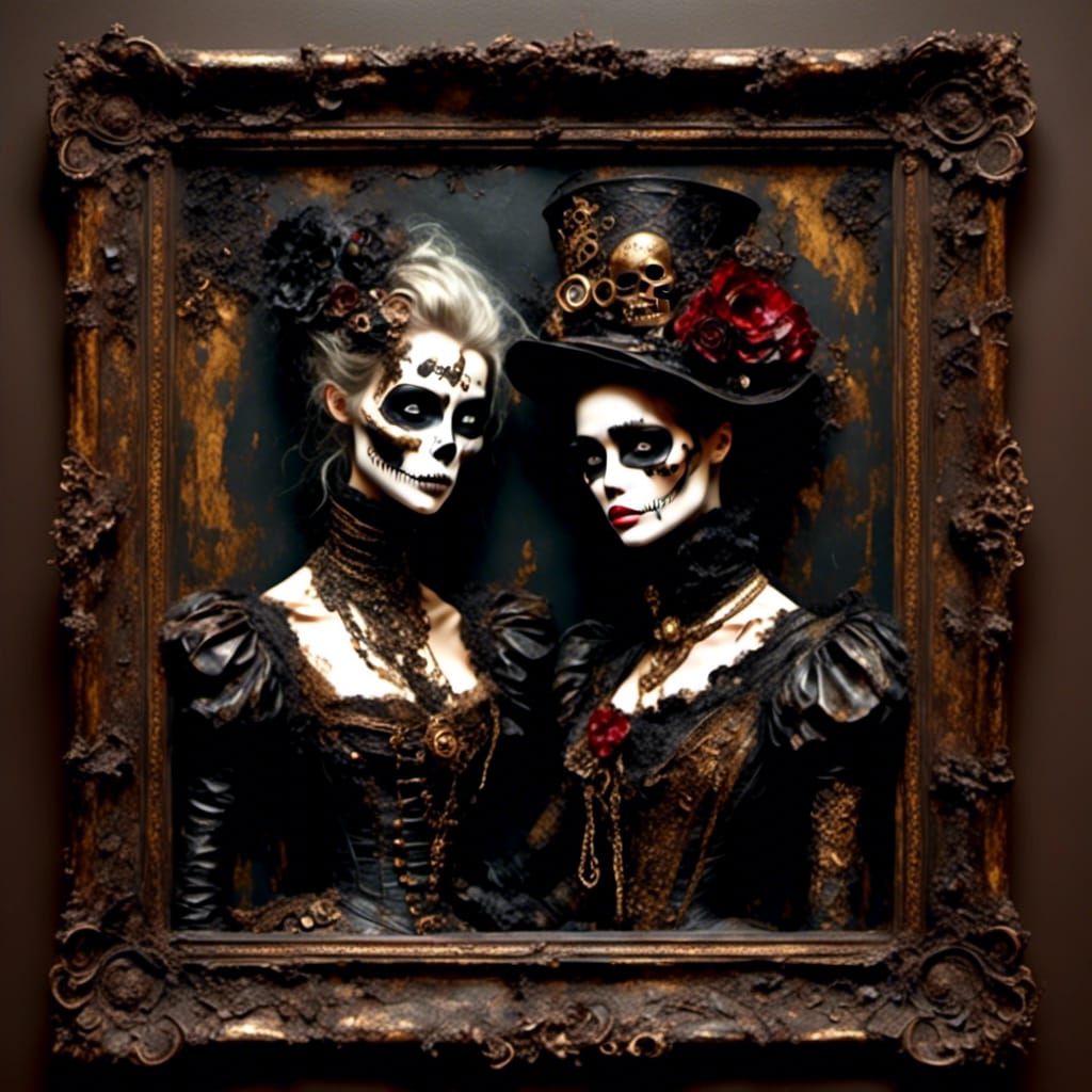 Steampunk Skeletons: Macabre Gothic Portraits