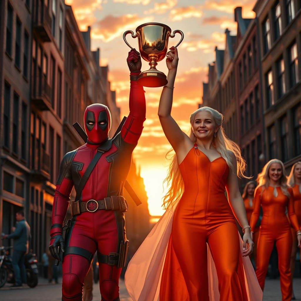 Dutch Superheroes Celebrate in Vibrant Orange, Inspired by C...