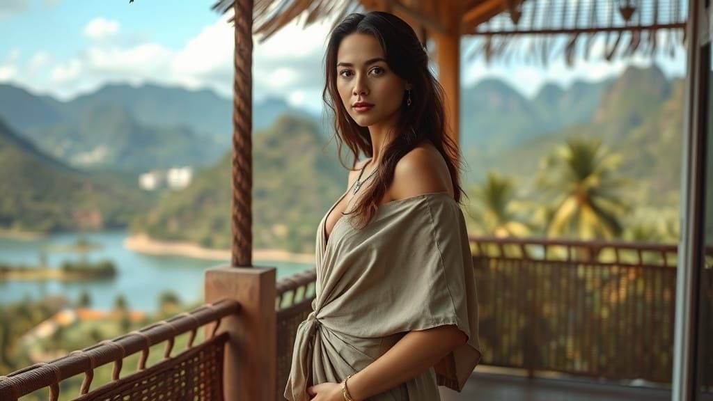 Island Princess in Tropical Paradise