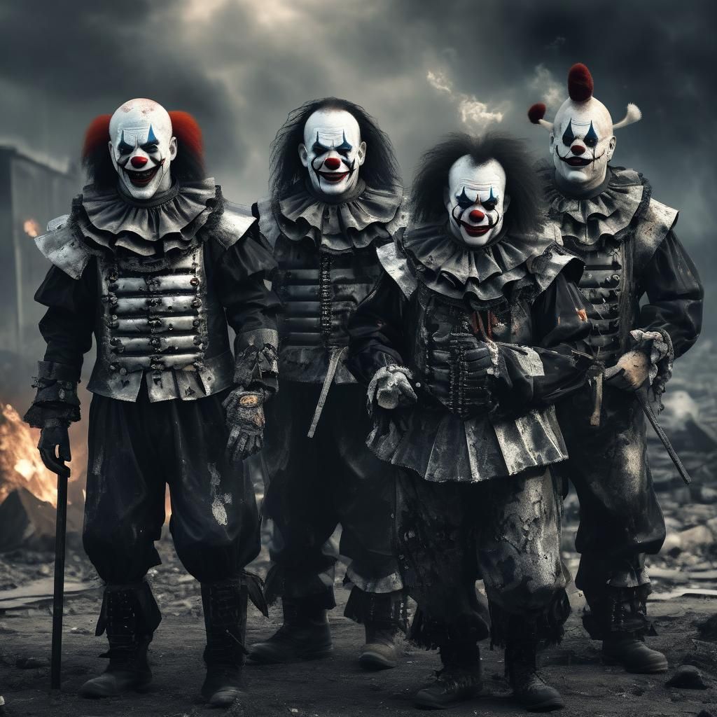 Black Metal Clowns in Friday Apocalypse