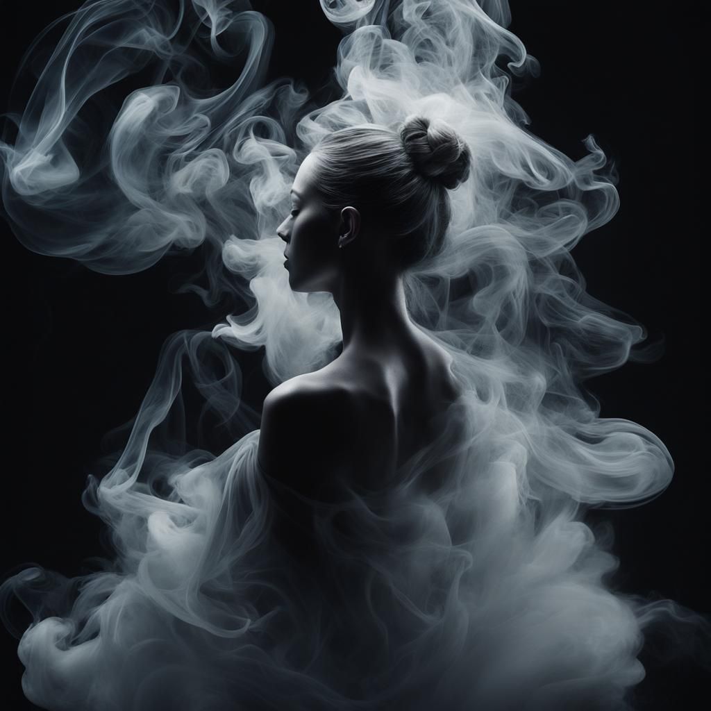 smoke woman..