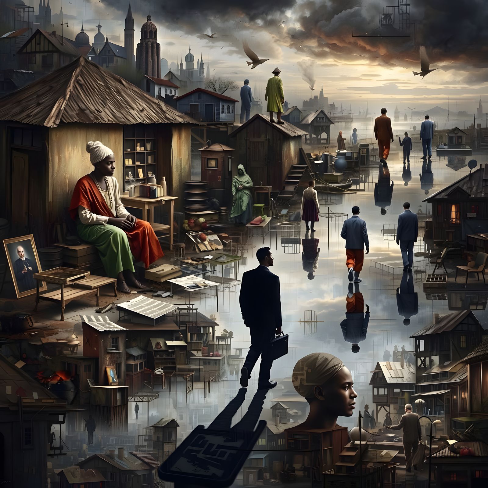 Turmoil in a Fractured Reality