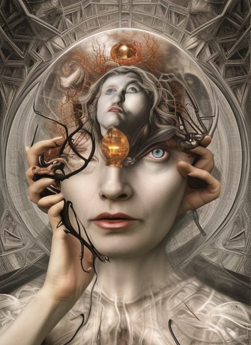 Ethereal Apparitions in Hyperrealistic Style