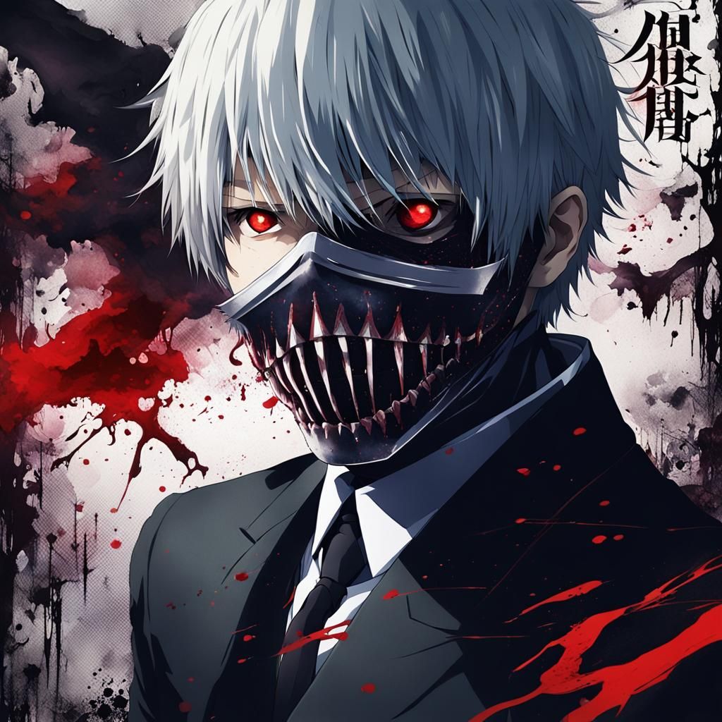 Tokyo Ghoul Dark Fantasy Matte Painting