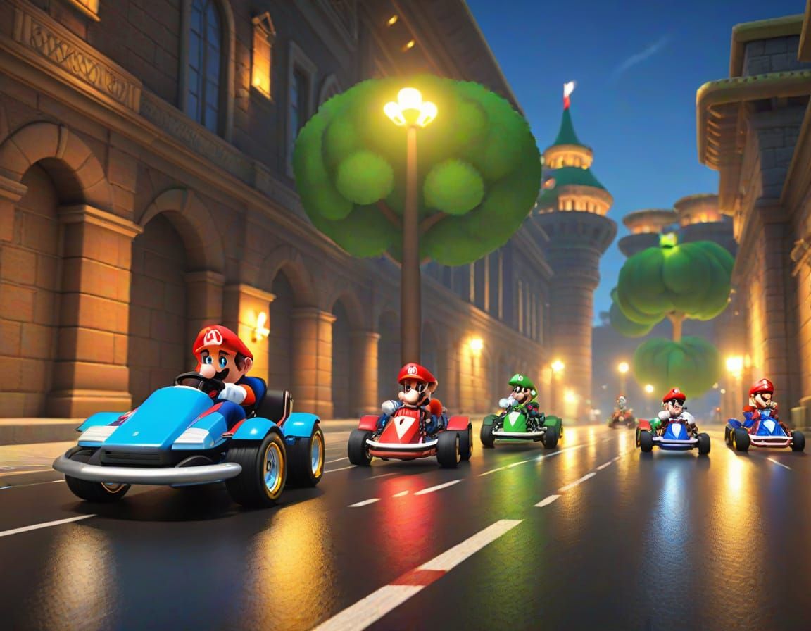 Super Mario Kart Racing Fun