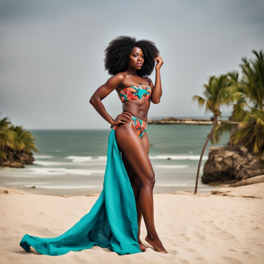 Stunning Nigerian Woman in Bikini