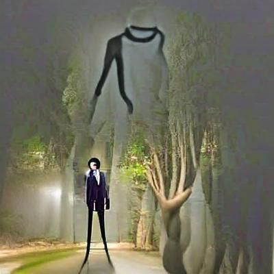 Michael Jackson as Slenderman: A Dark Fusion
