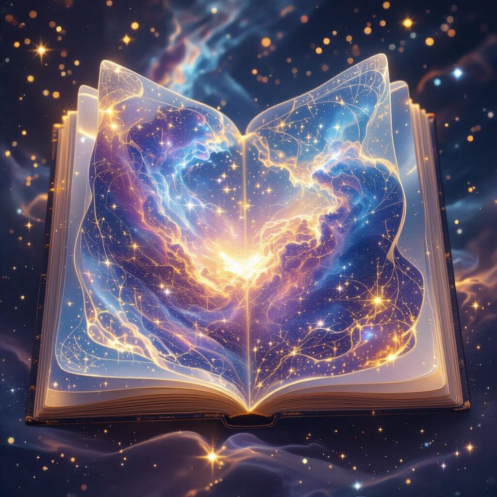 Celestial Atlas 3D Render with Cosmic Wonder