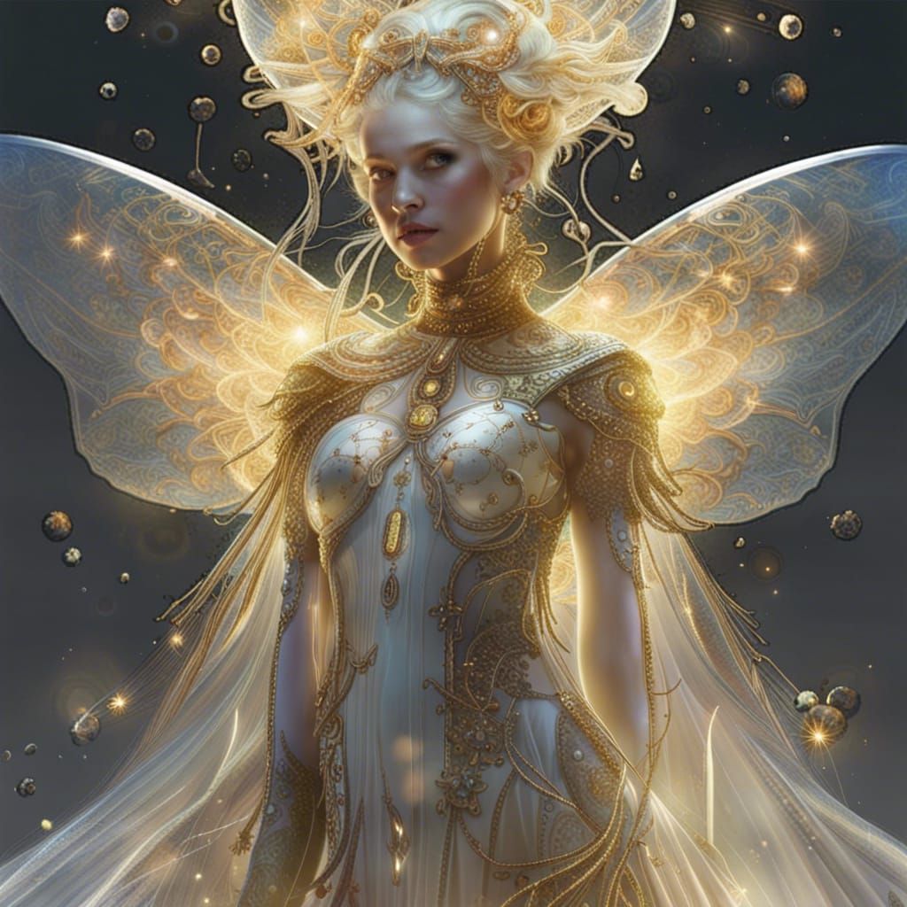 Glass Angels Protecting Divine Artistry