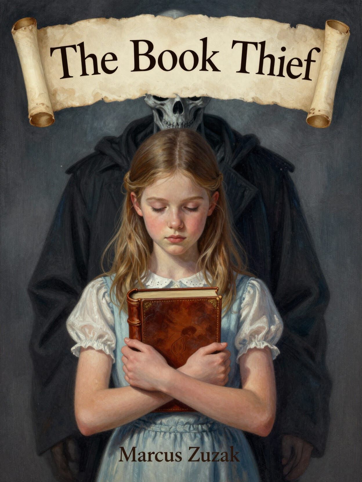 The Book Thief Cover Art with Girl and Death
