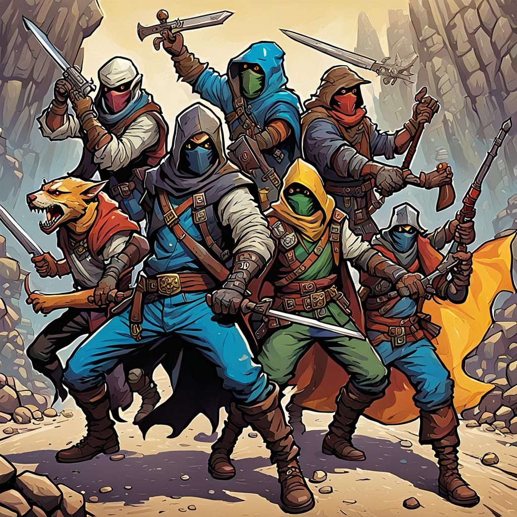 Highway Robbers in Dungeons and Dragons World