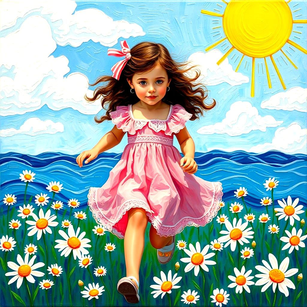 Joyful Summer Afternoon in Expressionist Neo-Impressionist S...