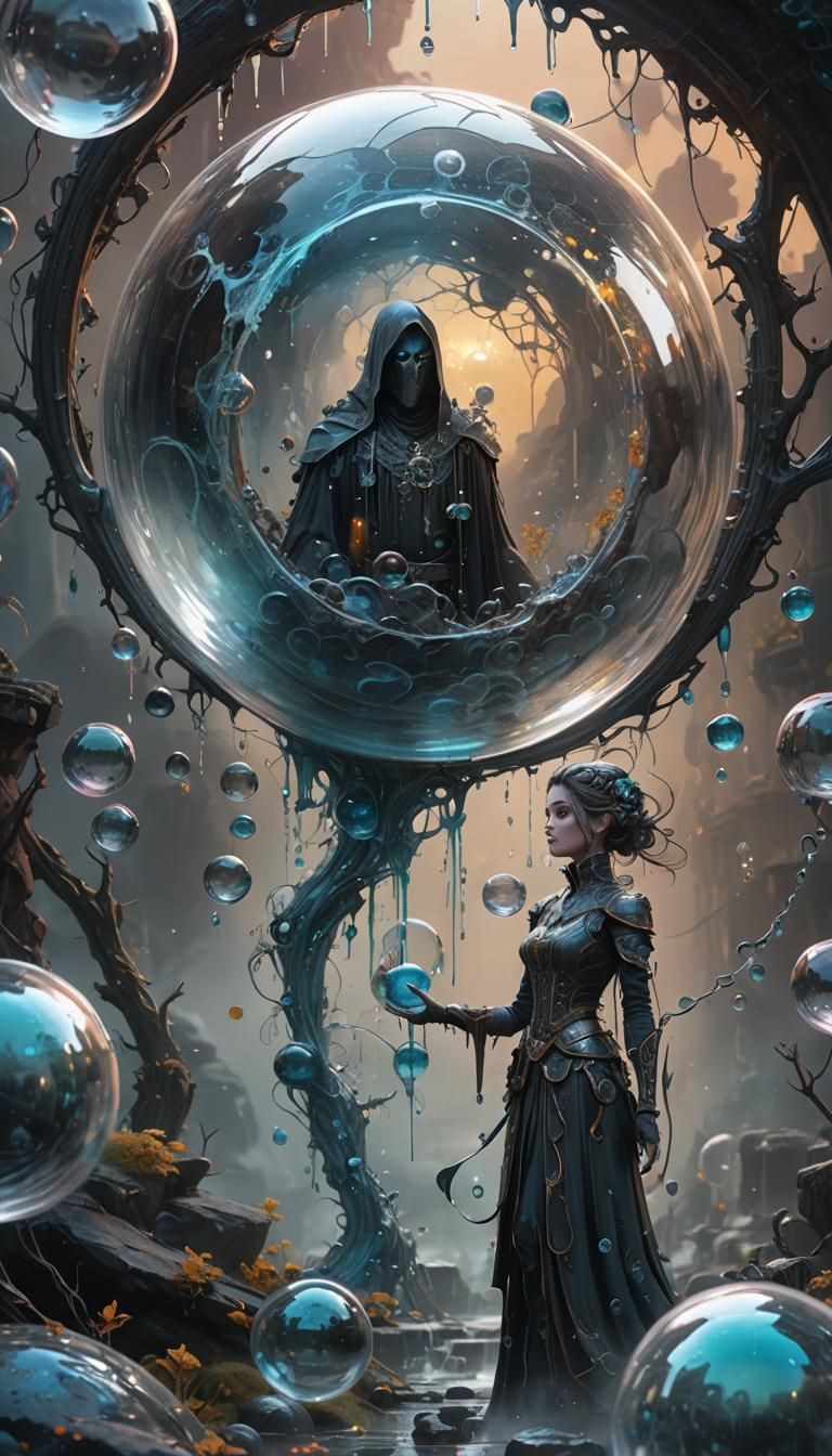 Oppressive Ghost in a Vacuum: Detailed Matte Painting