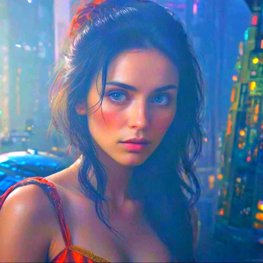 Surreal Cyberpunk Cityscape in Hyperrealistic Photorealism