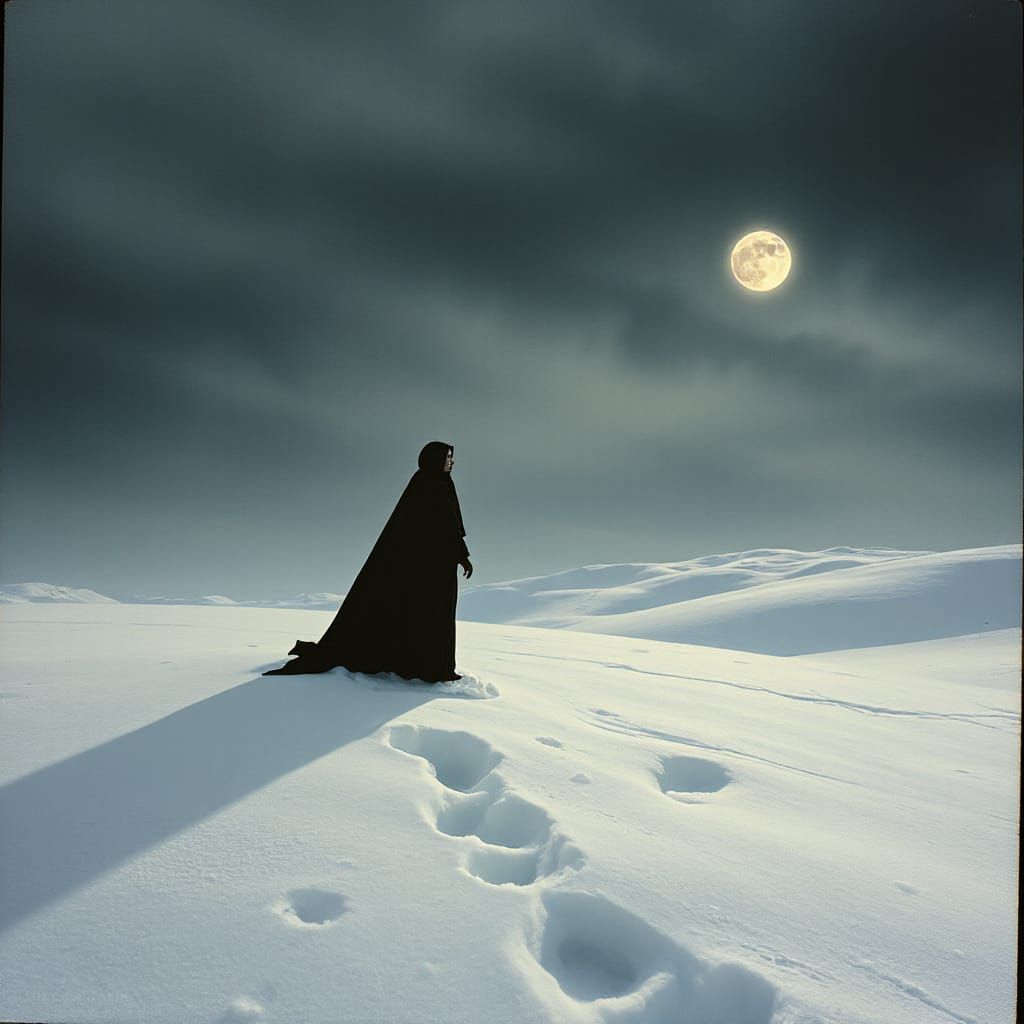 Yuki-onna Hoarfrost Crown in Subzero Surrealism