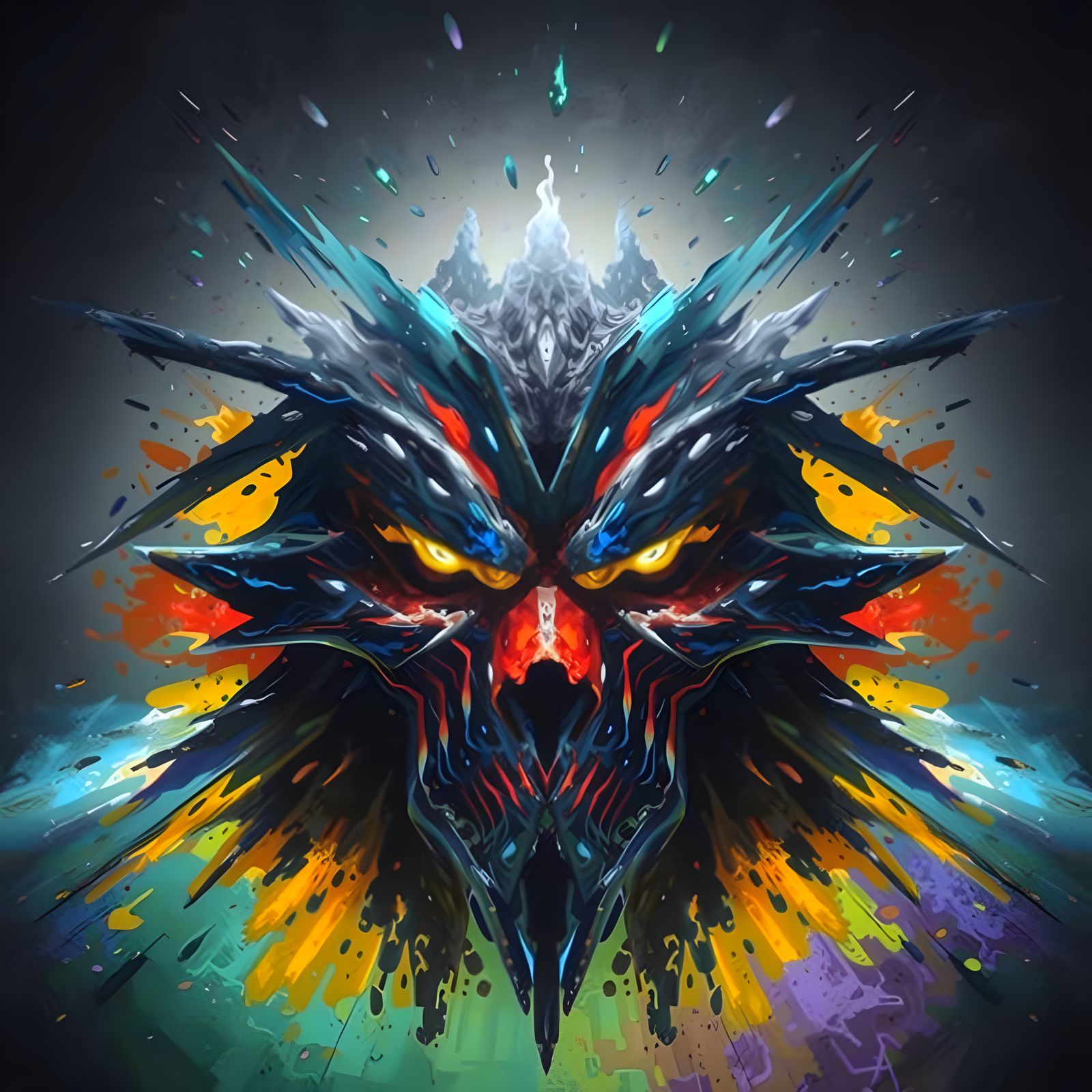 Ethereal Abstractions in Moody, High-Contrast Light