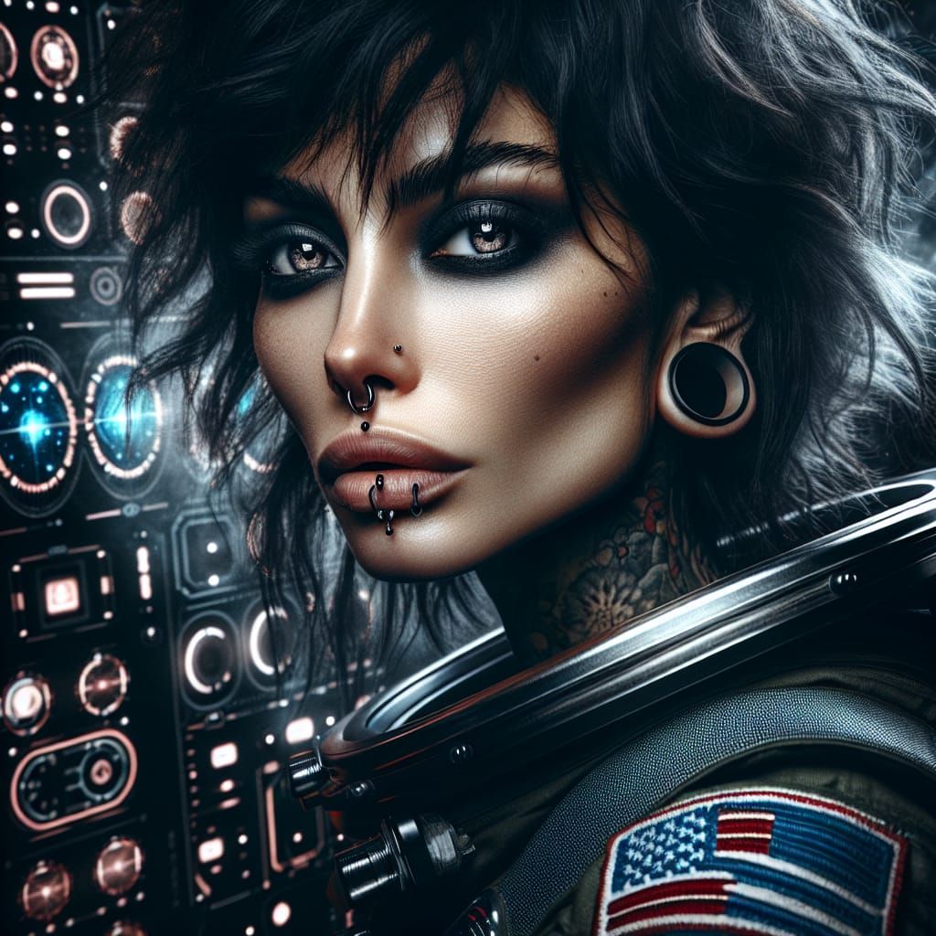 Space Pilot in Cosmic Harmony