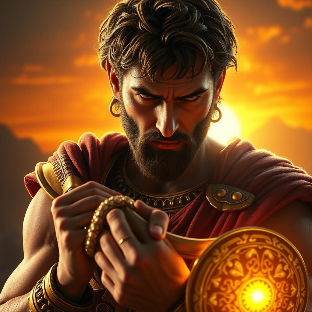 Golden Fleece Heist in Ancient Greek Elegance