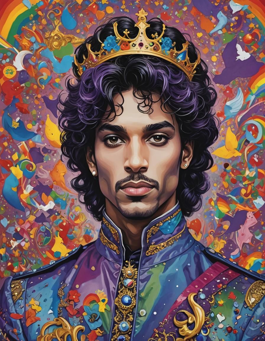 Surreal LGBT Prince in True Colors