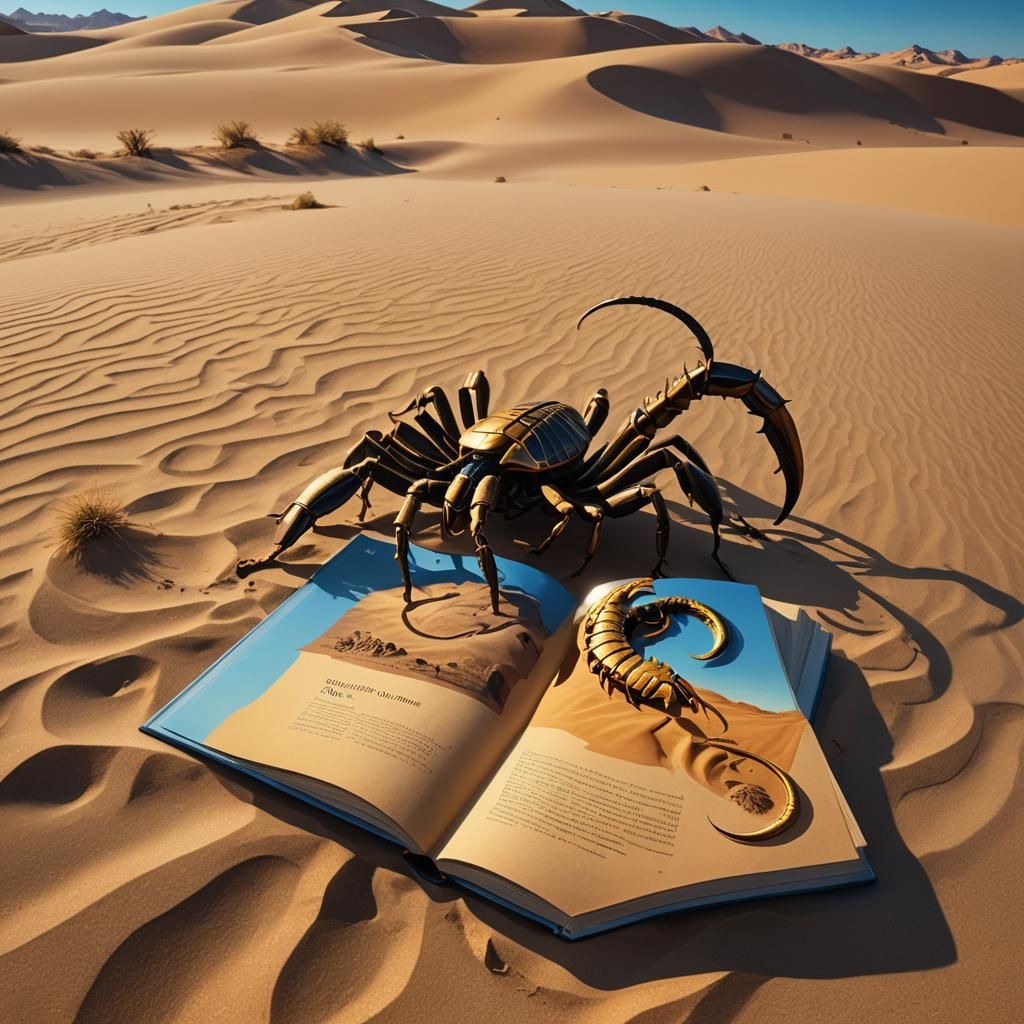 The Scorpion Cure: Fantasy Book Cover in Fauvist Style