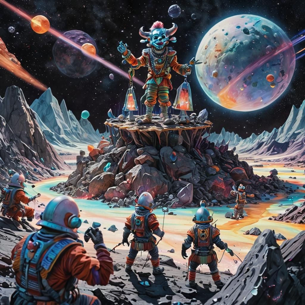 Insane Space Clowns Terraform Asteroid in Fractured Visionar...