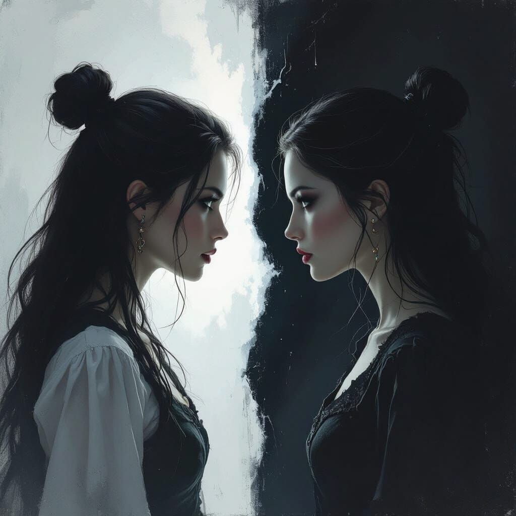 Yin Yang Gemini Twins: Light Battles Dark