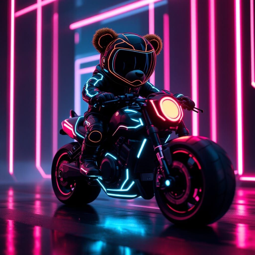 Cyberpunk Sir Bearalot