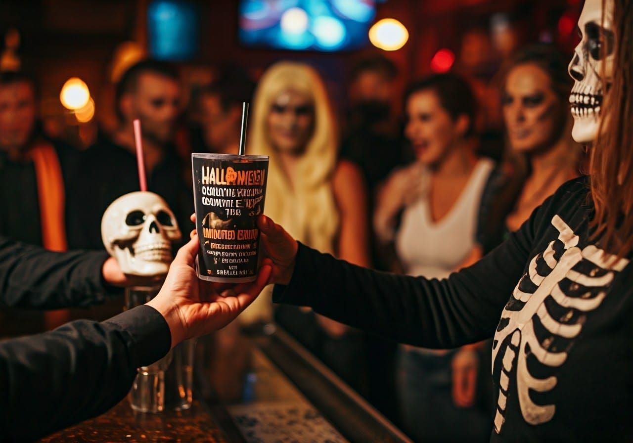 Halloween Costume Contest at the Dive Bar