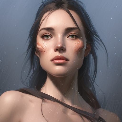 Hyperdetailed Portrait of Woman with Dynamic Lighting