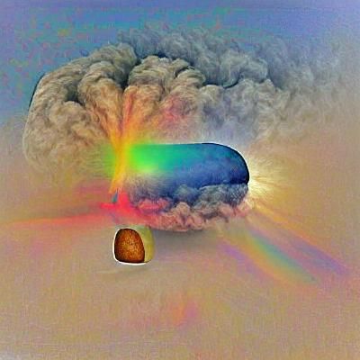 Rainbow Over Steaming Potato