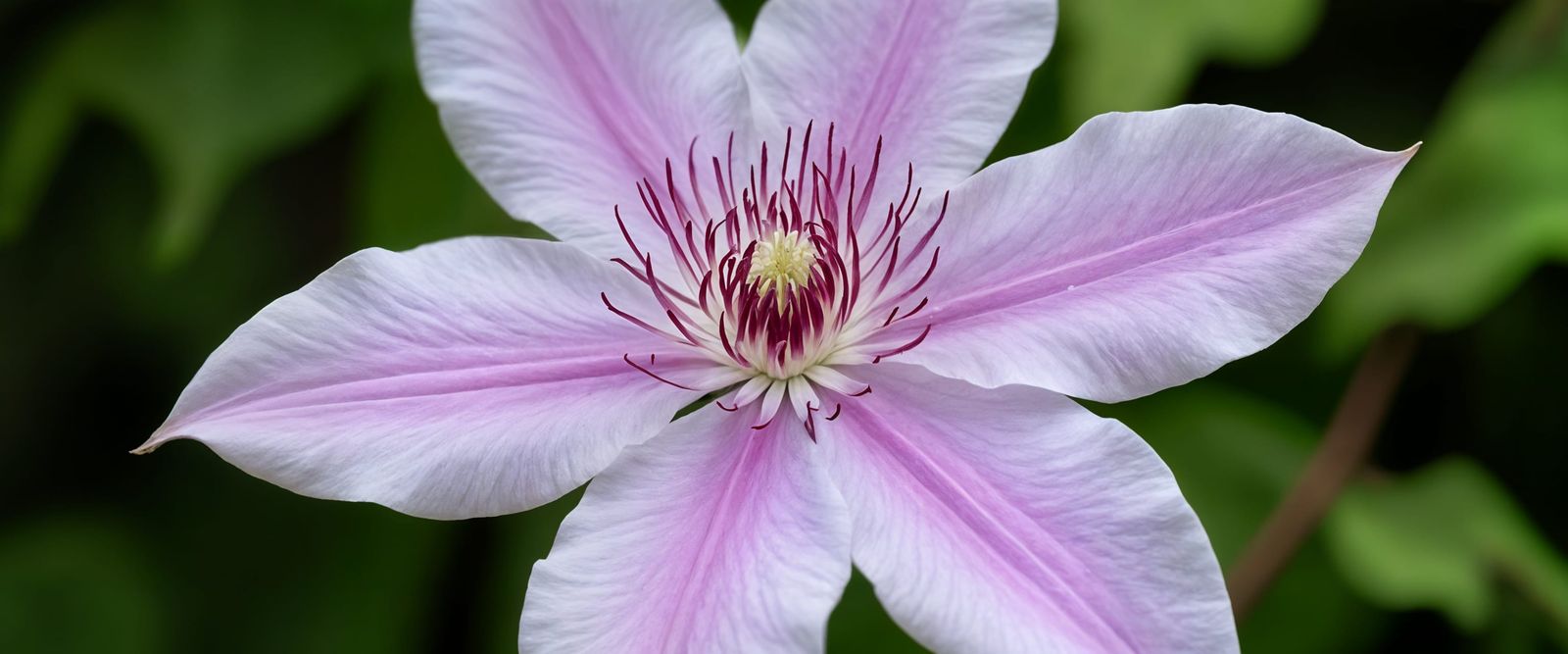 Clematis Flowers in Bloom